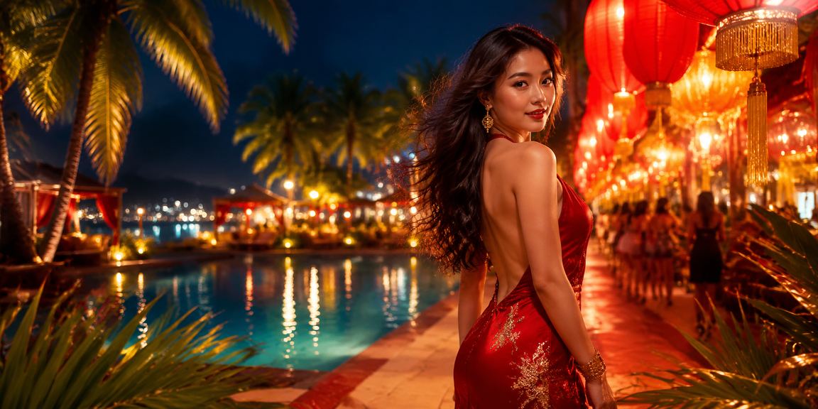 Không gian giải trí casino về đêm tại Nha Trang